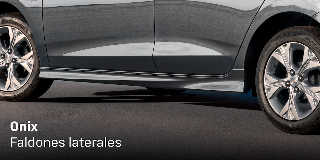 Accesorios Originales Chevrolet® Onix Faldones Laterales